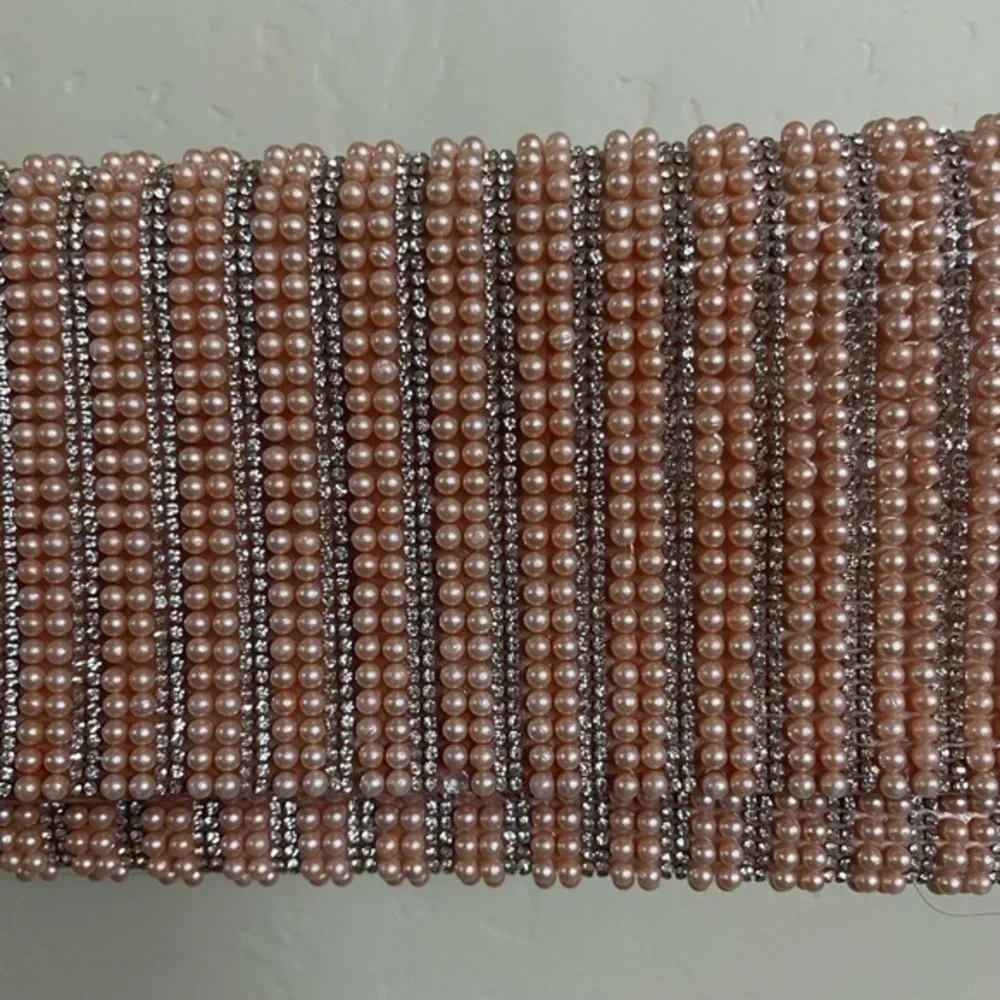 Pink Pearl Sparkly Cross Body/Clutch - Picture 2 of 12